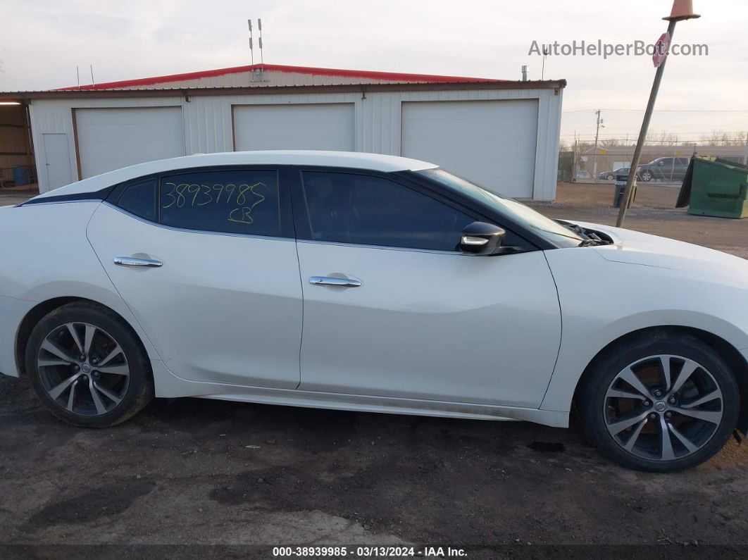 2017 Nissan Maxima 3.5 Sv Белый vin: 1N4AA6AP6HC453507