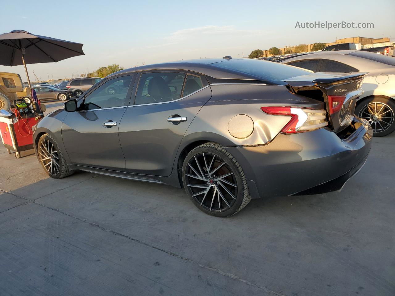 2017 Nissan Maxima 3.5s Gray vin: 1N4AA6AP6HC457377