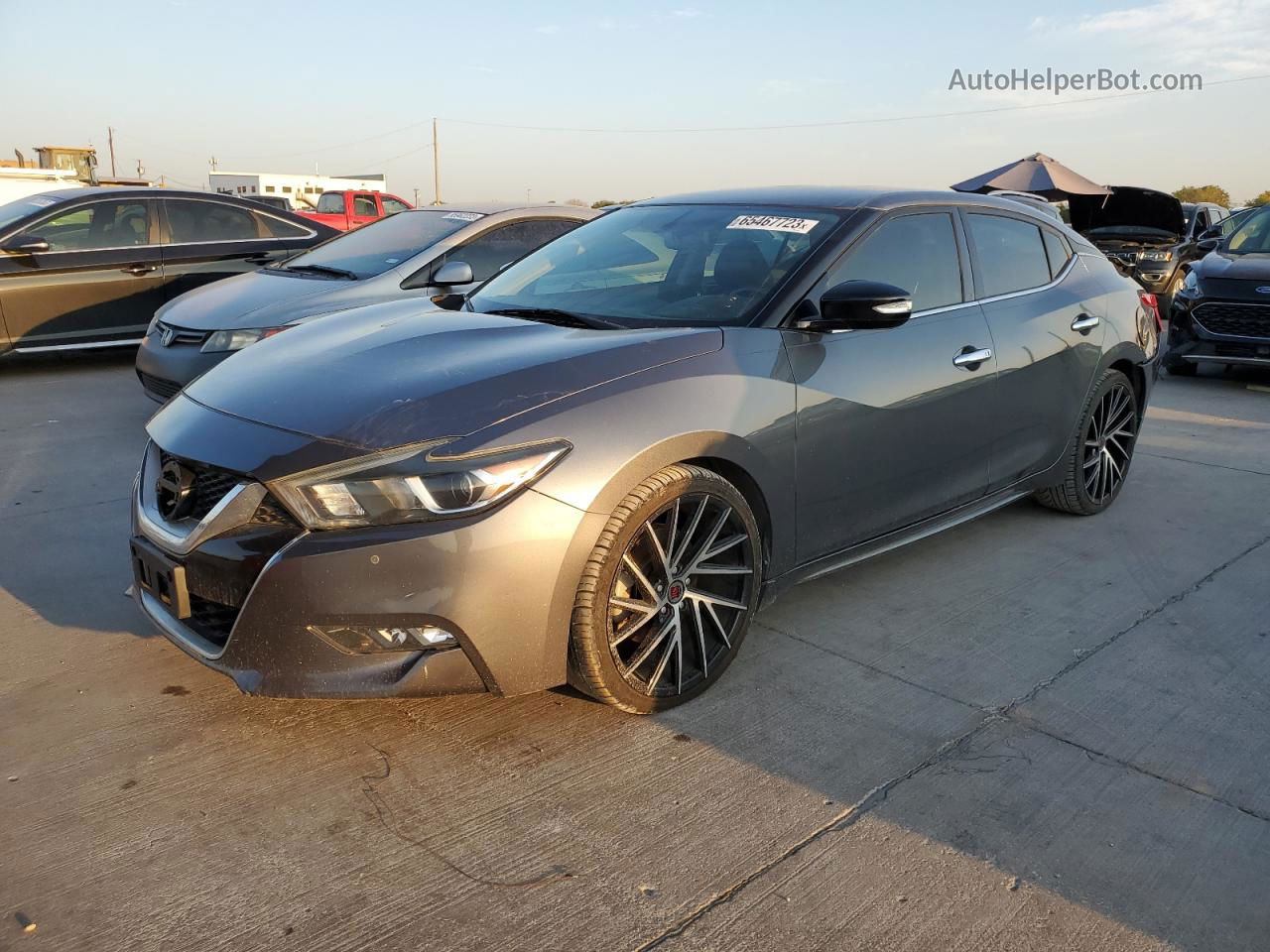 2017 Nissan Maxima 3.5s Gray vin: 1N4AA6AP6HC457377