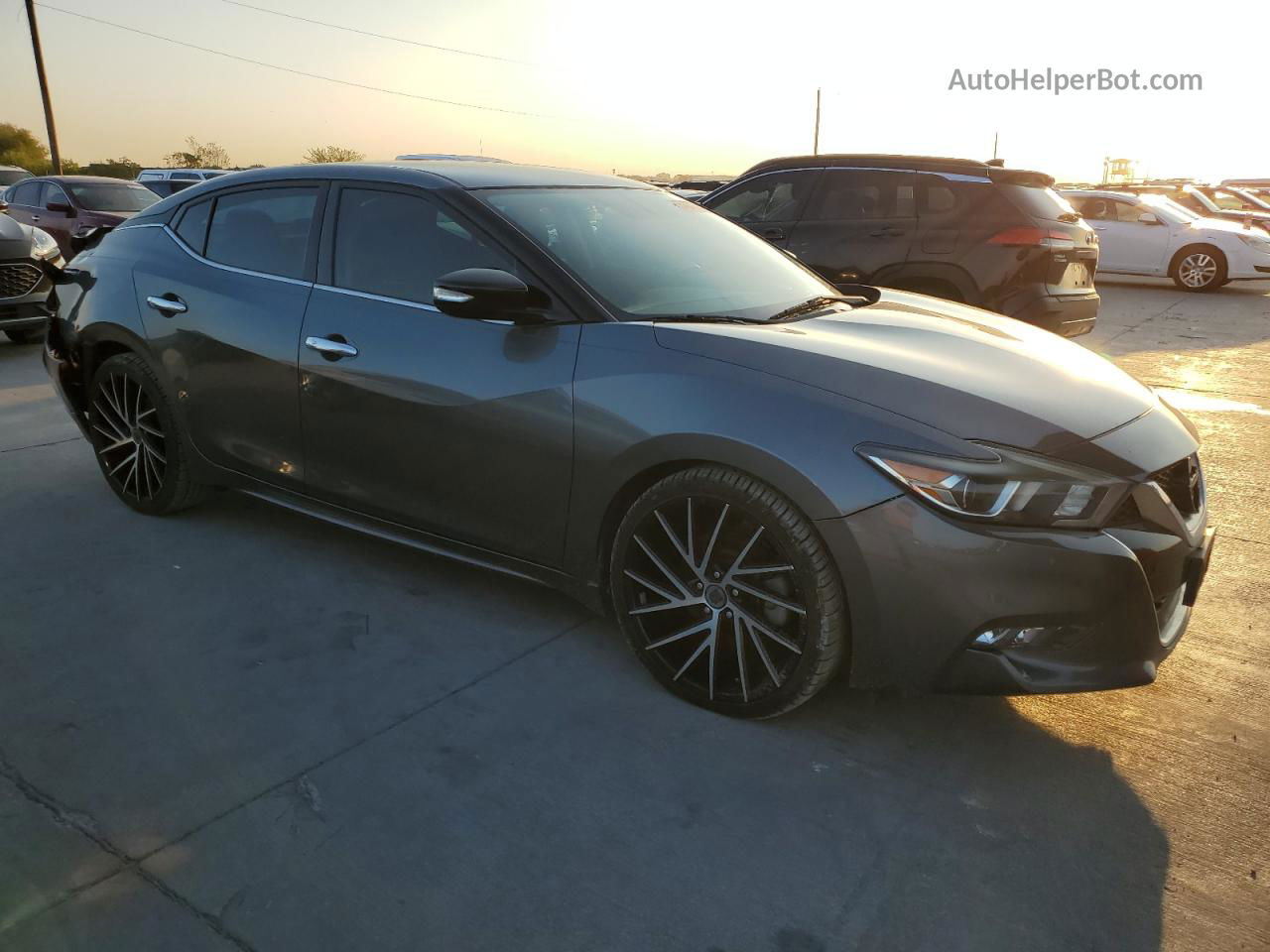 2017 Nissan Maxima 3.5s Gray vin: 1N4AA6AP6HC457377