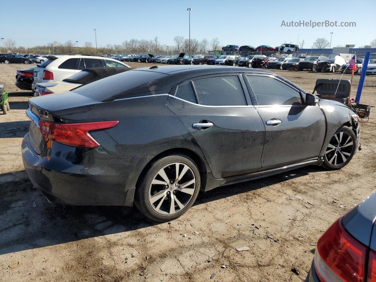 2018 Nissan Maxima 3.5s Black vin: 1N4AA6AP6JC368771