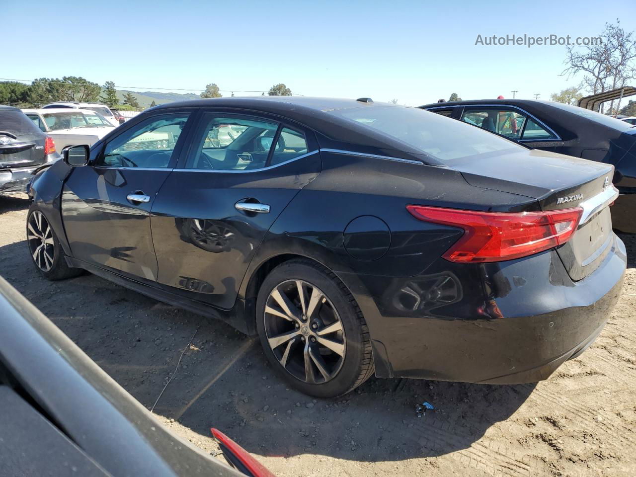 2018 Nissan Maxima 3.5s Black vin: 1N4AA6AP6JC398367