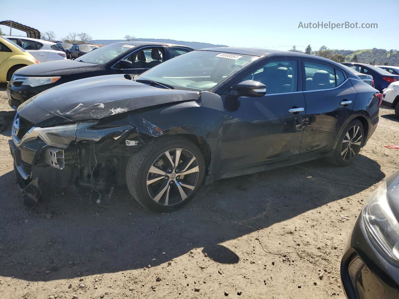 2018 Nissan Maxima 3.5s Black vin: 1N4AA6AP6JC398367