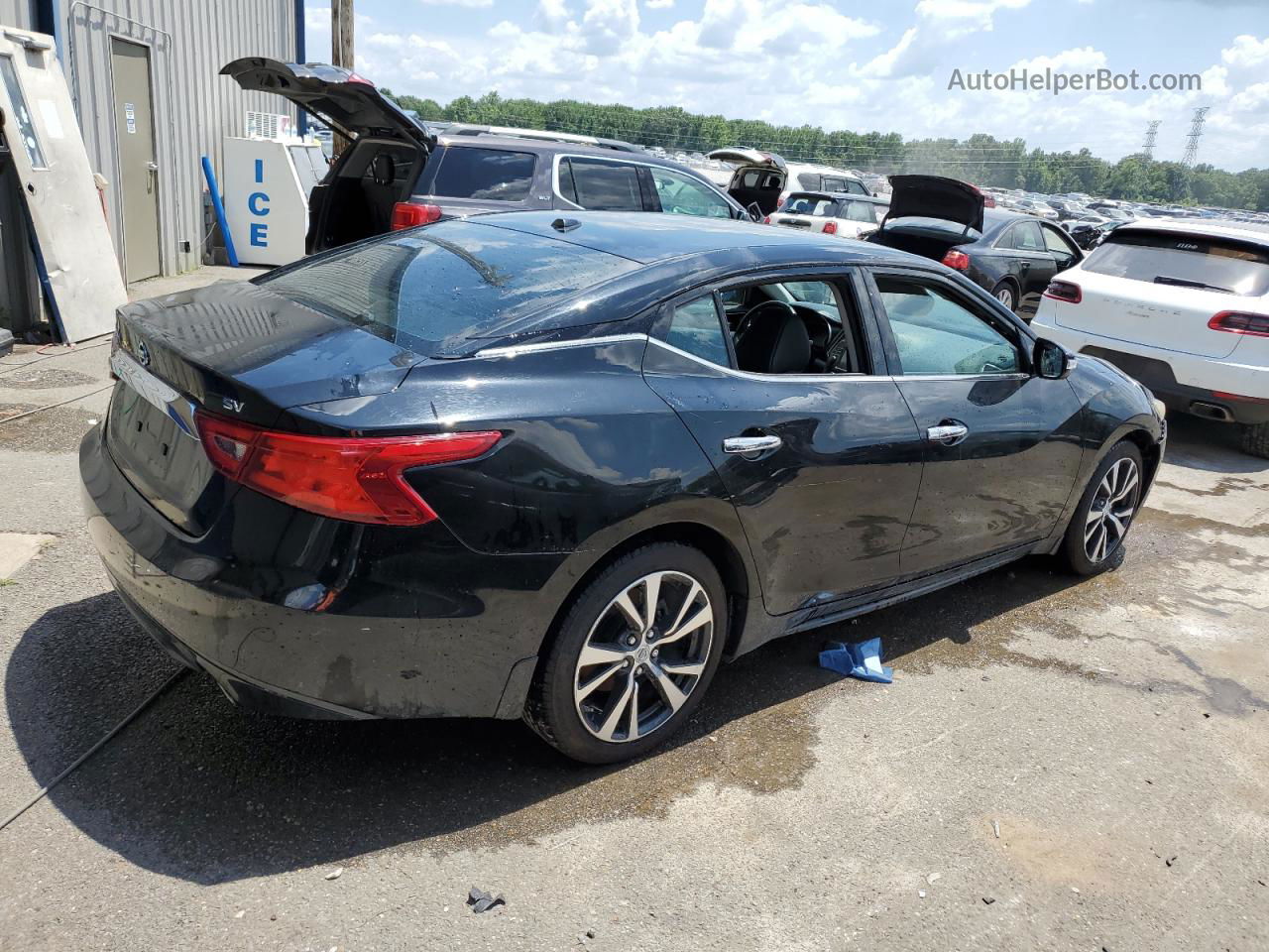 2016 Nissan Maxima 3.5s Black vin: 1N4AA6AP7GC385653