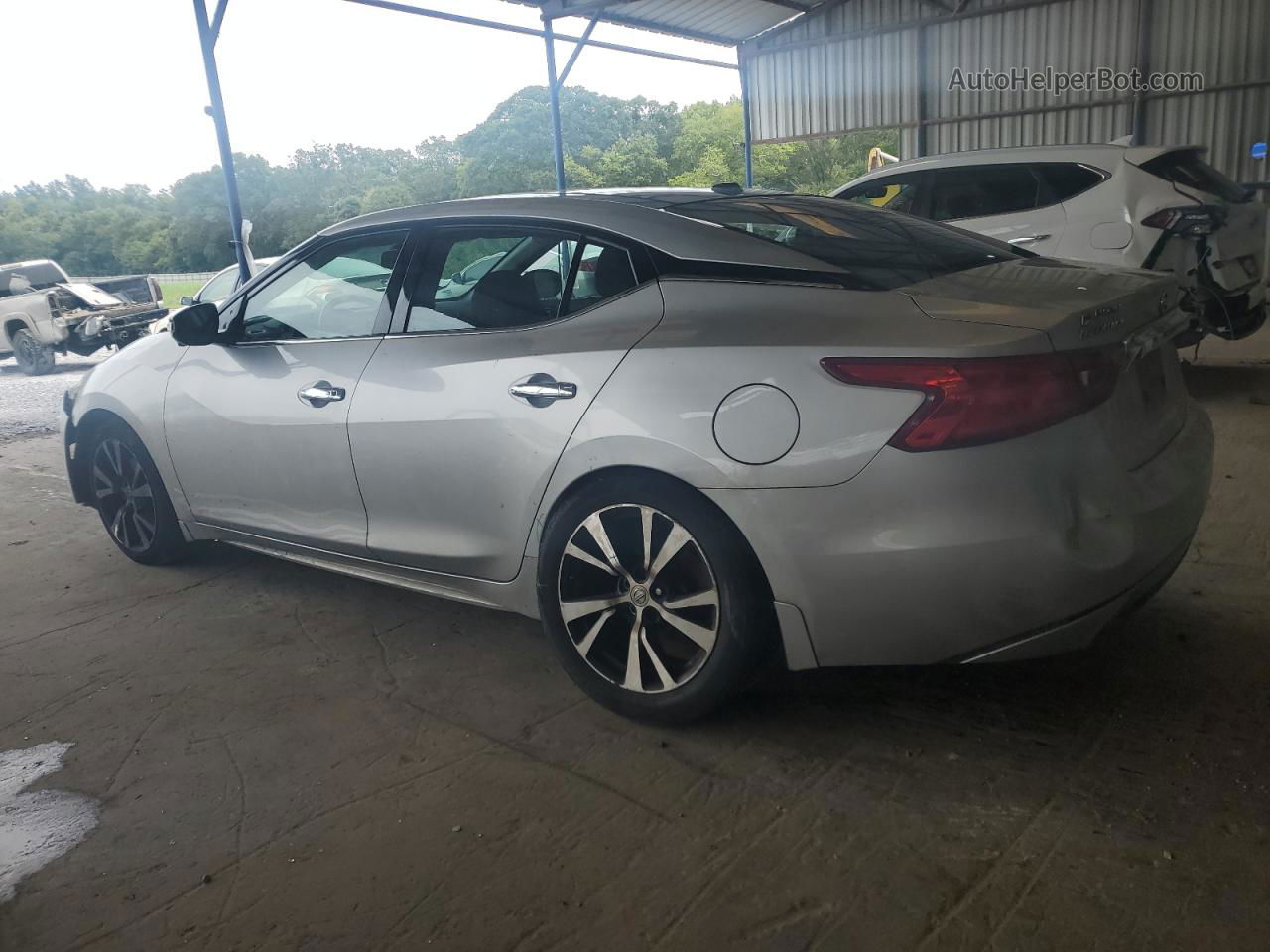 2016 Nissan Maxima 3.5s Silver vin: 1N4AA6AP7GC392005