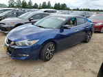 2016 Nissan Maxima 3.5s Blue vin: 1N4AA6AP7GC393929