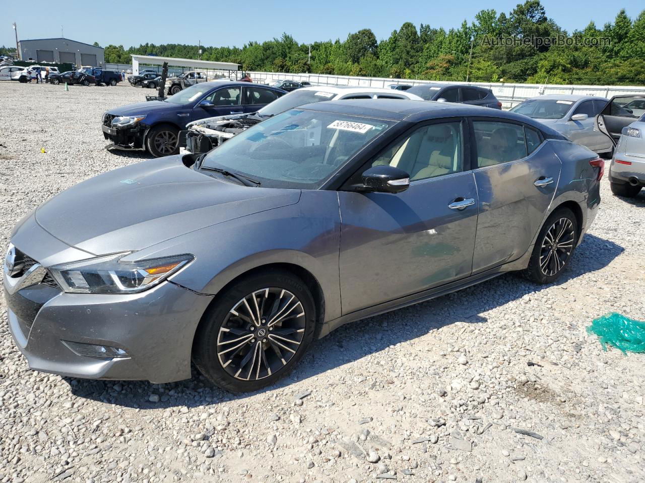 2016 Nissan Maxima 3.5s Gray vin: 1N4AA6AP7GC406436