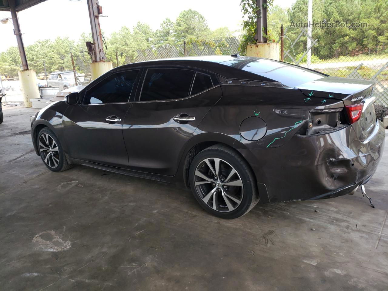 2016 Nissan Maxima 3.5s Charcoal vin: 1N4AA6AP7GC407019