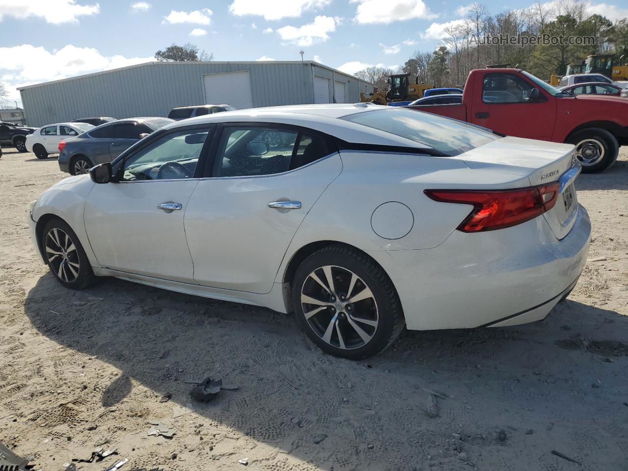 2016 Nissan Maxima 3.5s White vin: 1N4AA6AP7GC413998