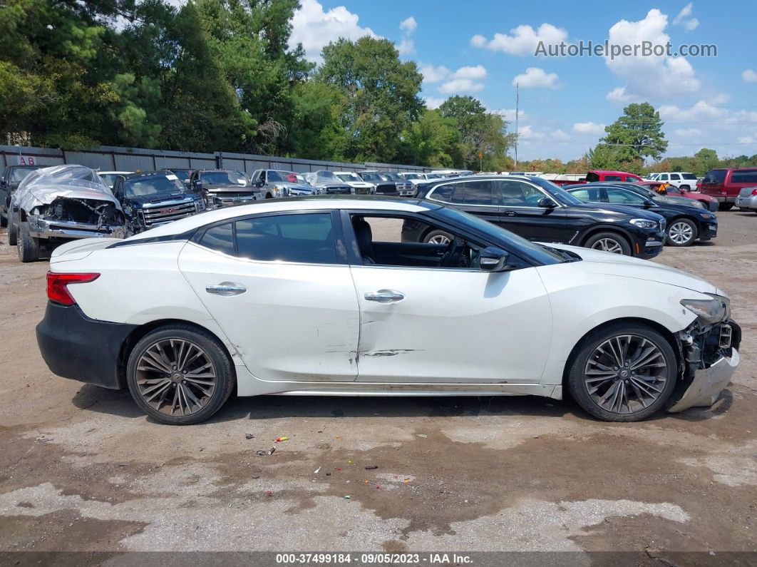 2016 Nissan Maxima 3.5 Sl White vin: 1N4AA6AP7GC419655