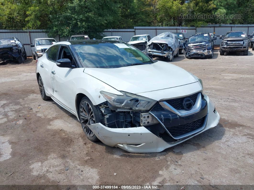 2016 Nissan Maxima 3.5 Sl White vin: 1N4AA6AP7GC419655