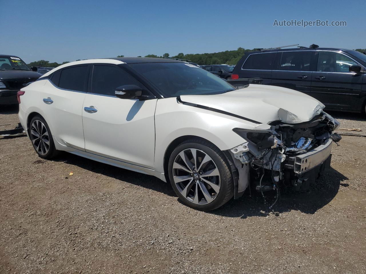 2016 Nissan Maxima 3.5s White vin: 1N4AA6AP7GC904605