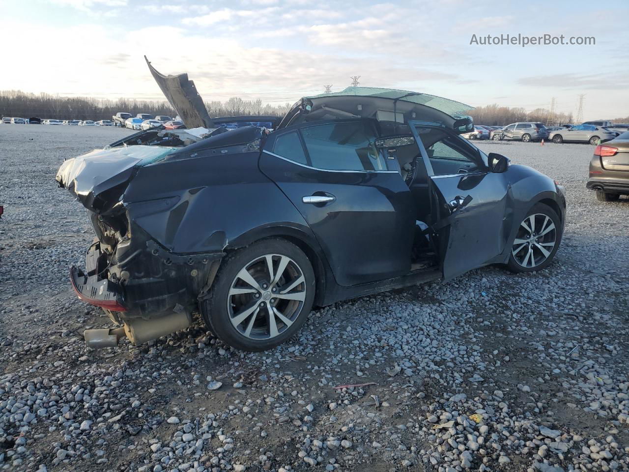 2017 Nissan Maxima 3.5s Black vin: 1N4AA6AP7HC367719