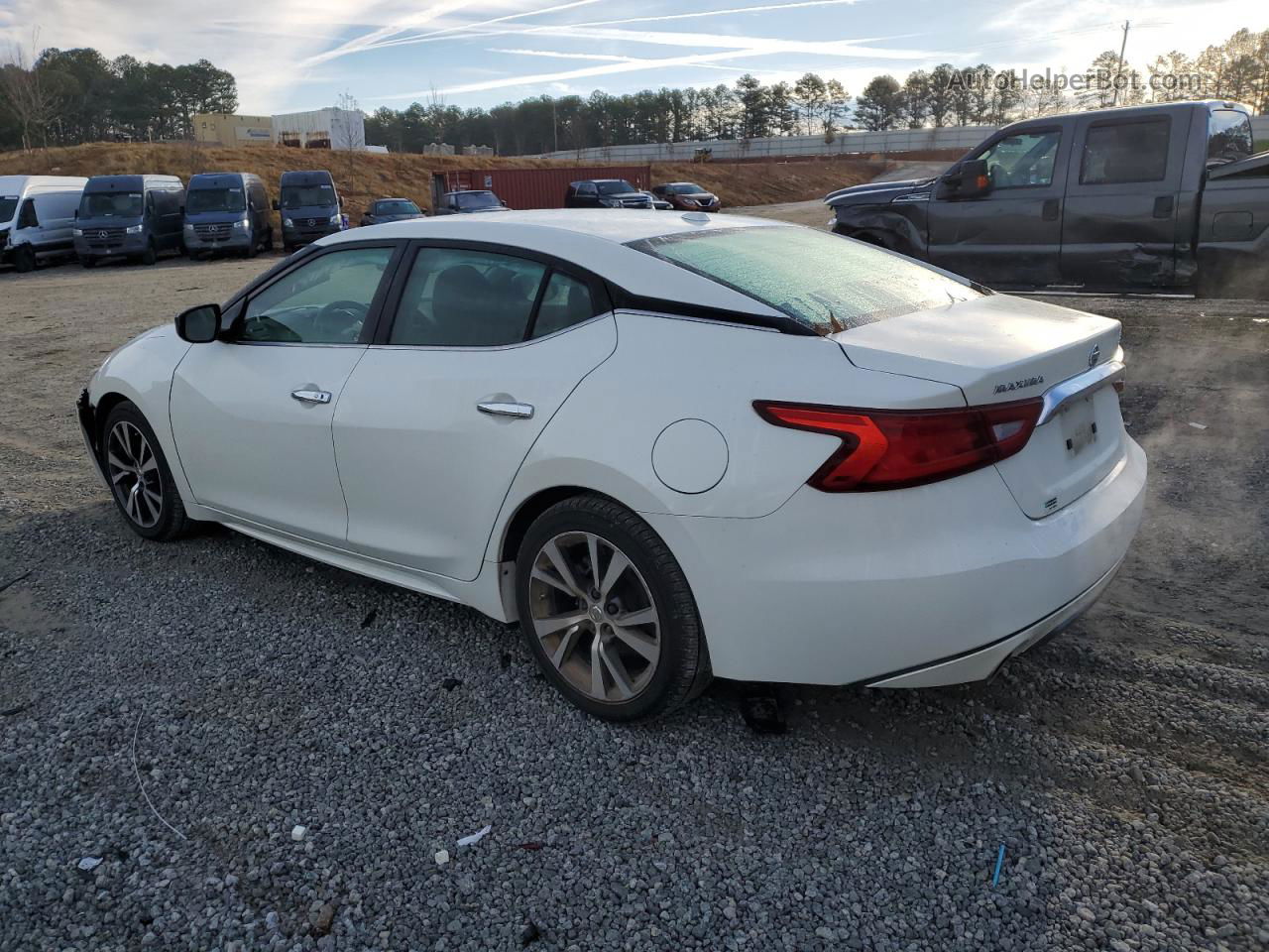 2017 Nissan Maxima 3.5s White vin: 1N4AA6AP7HC368305