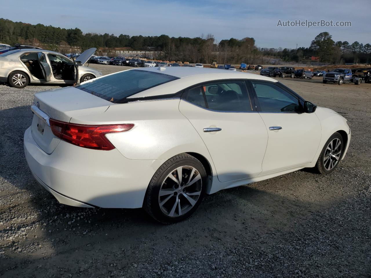 2017 Nissan Maxima 3.5s White vin: 1N4AA6AP7HC368305