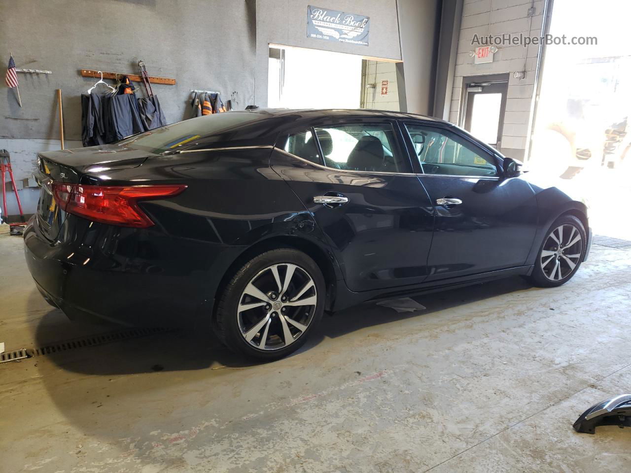 2017 Nissan Maxima 3.5s Черный vin: 1N4AA6AP7HC368479