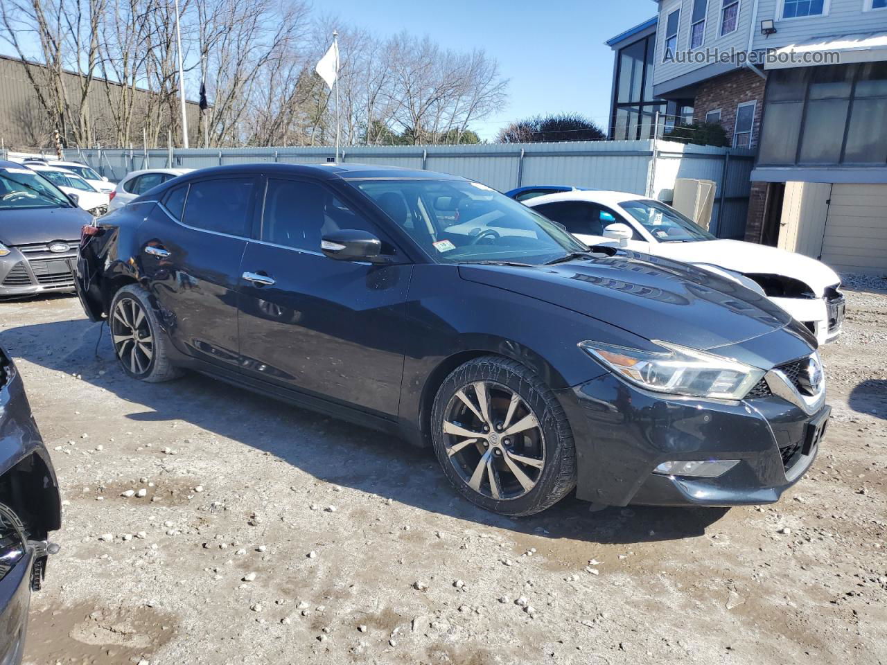 2017 Nissan Maxima 3.5s Синий vin: 1N4AA6AP7HC372192