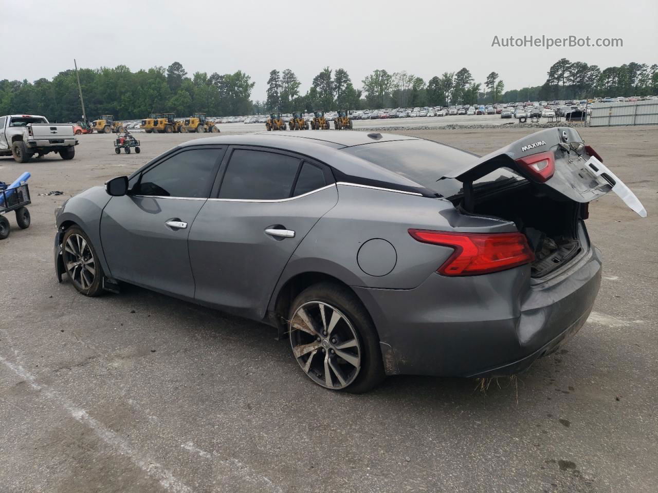 2017 Nissan Maxima 3.5s Gray vin: 1N4AA6AP7HC374637