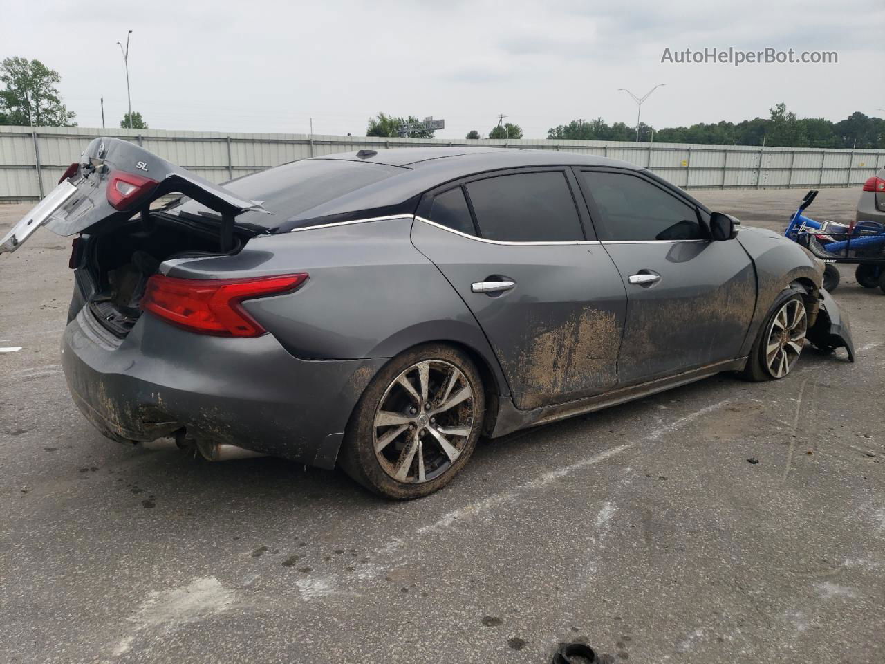 2017 Nissan Maxima 3.5s Gray vin: 1N4AA6AP7HC374637