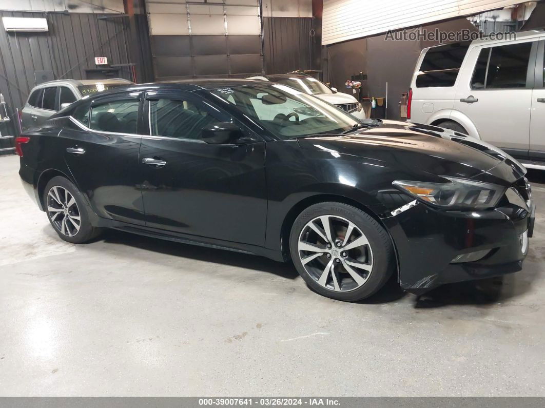 2017 Nissan Maxima 3.5 S Black vin: 1N4AA6AP7HC380812