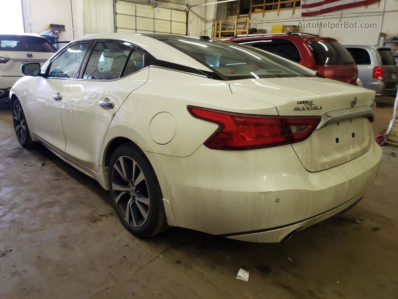 2017 Nissan Maxima 3.5s White vin: 1N4AA6AP7HC383130