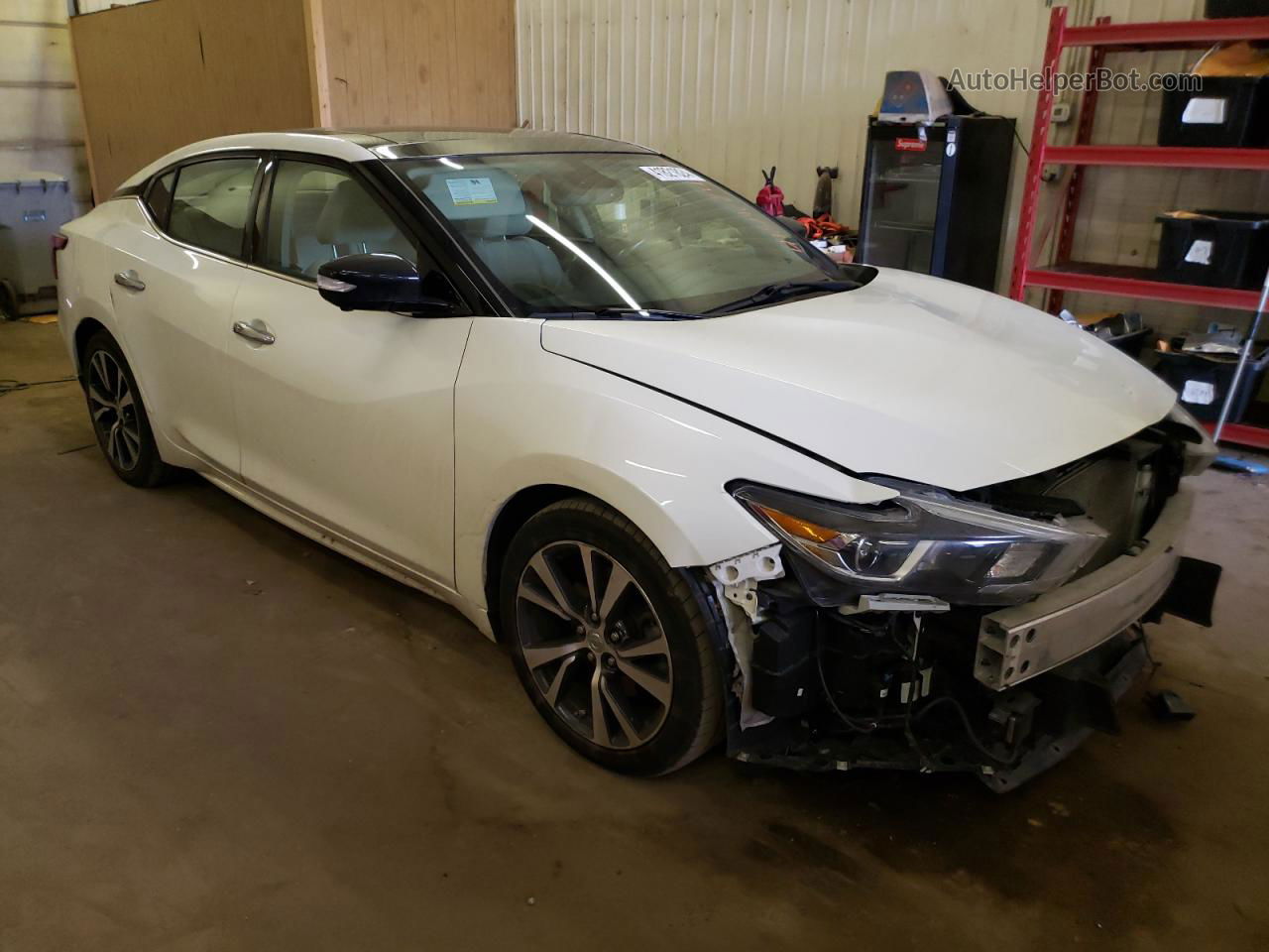 2017 Nissan Maxima 3.5s White vin: 1N4AA6AP7HC383130