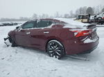 2017 Nissan Maxima 3.5s Burgundy vin: 1N4AA6AP7HC403165