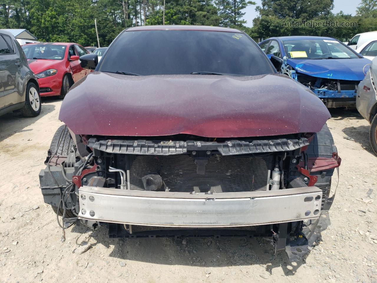 2017 Nissan Maxima 3.5s Burgundy vin: 1N4AA6AP7HC403859