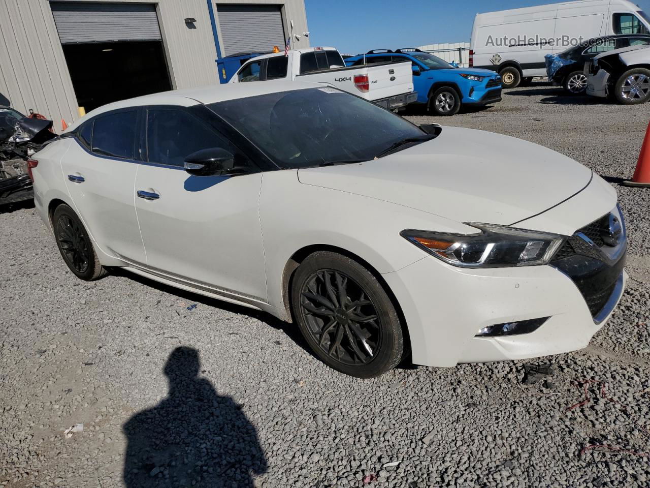 2017 Nissan Maxima 3.5s White vin: 1N4AA6AP7HC404168