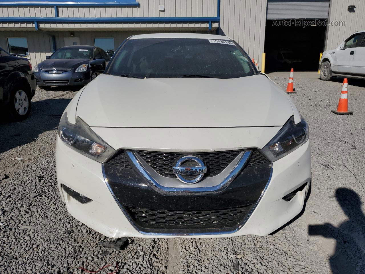 2017 Nissan Maxima 3.5s White vin: 1N4AA6AP7HC404168