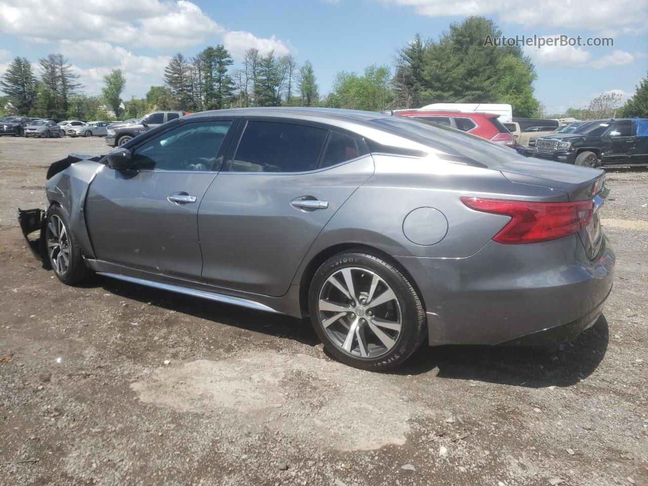 2017 Nissan Maxima 3.5s Gray vin: 1N4AA6AP7HC405448