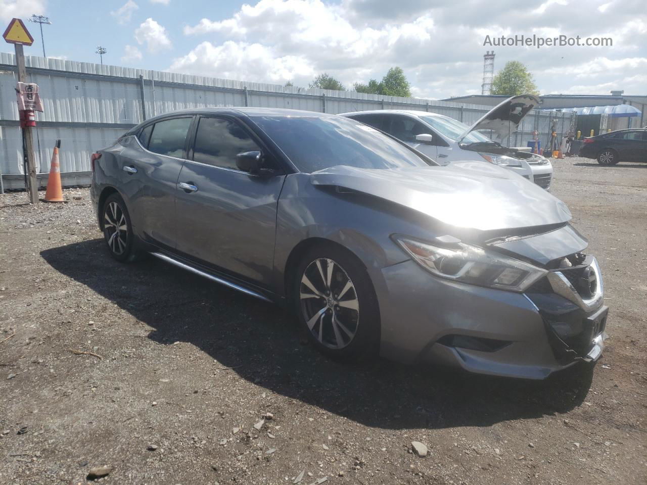 2017 Nissan Maxima 3.5s Gray vin: 1N4AA6AP7HC405448