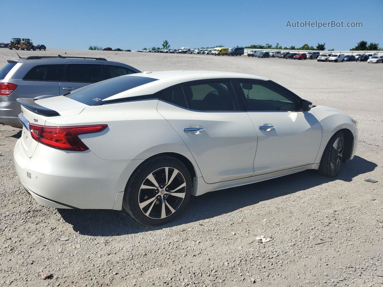 2017 Nissan Maxima 3.5s White vin: 1N4AA6AP7HC408480