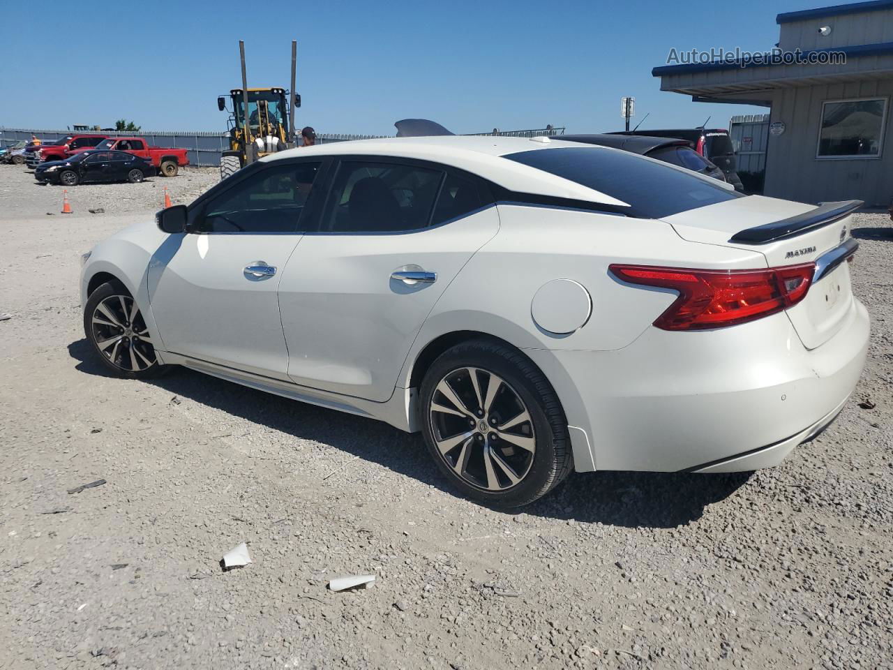 2017 Nissan Maxima 3.5s White vin: 1N4AA6AP7HC408480