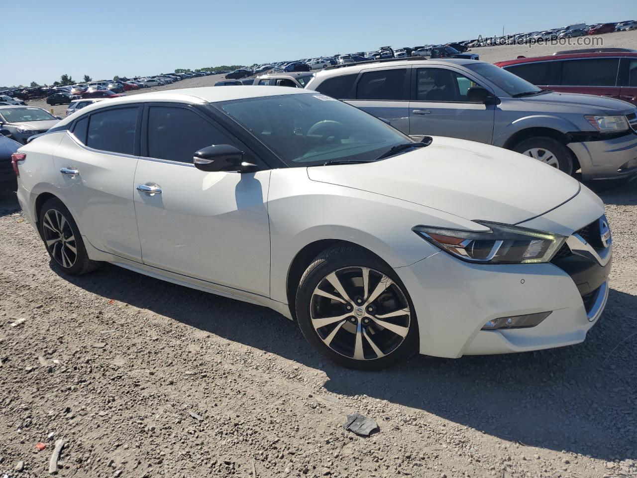 2017 Nissan Maxima 3.5s White vin: 1N4AA6AP7HC408480