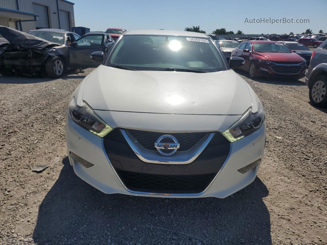 2017 Nissan Maxima 3.5s Белый vin: 1N4AA6AP7HC408480