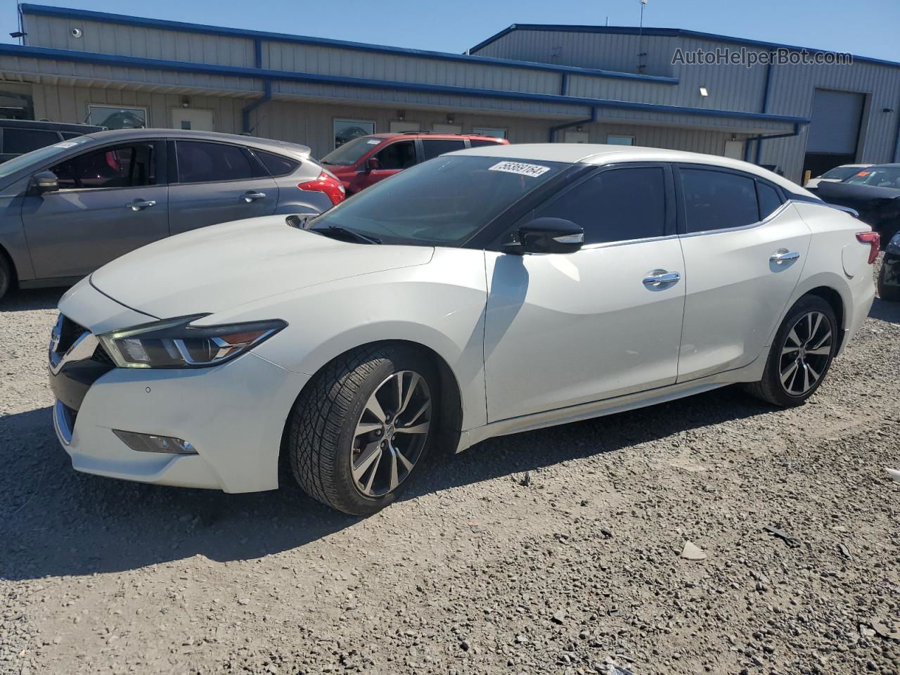 2017 Nissan Maxima 3.5s White vin: 1N4AA6AP7HC408480