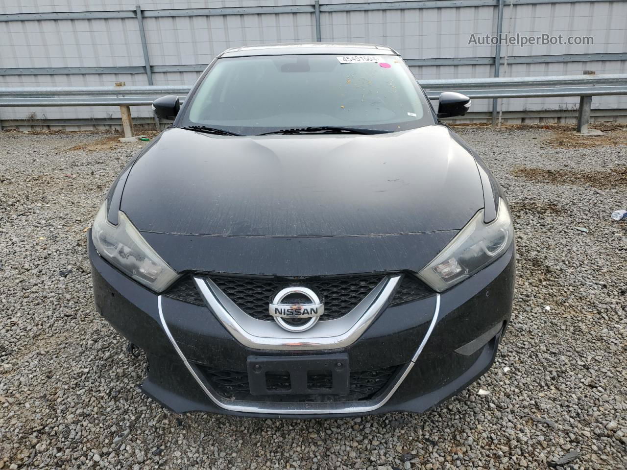 2017 Nissan Maxima 3.5s Черный vin: 1N4AA6AP7HC445870