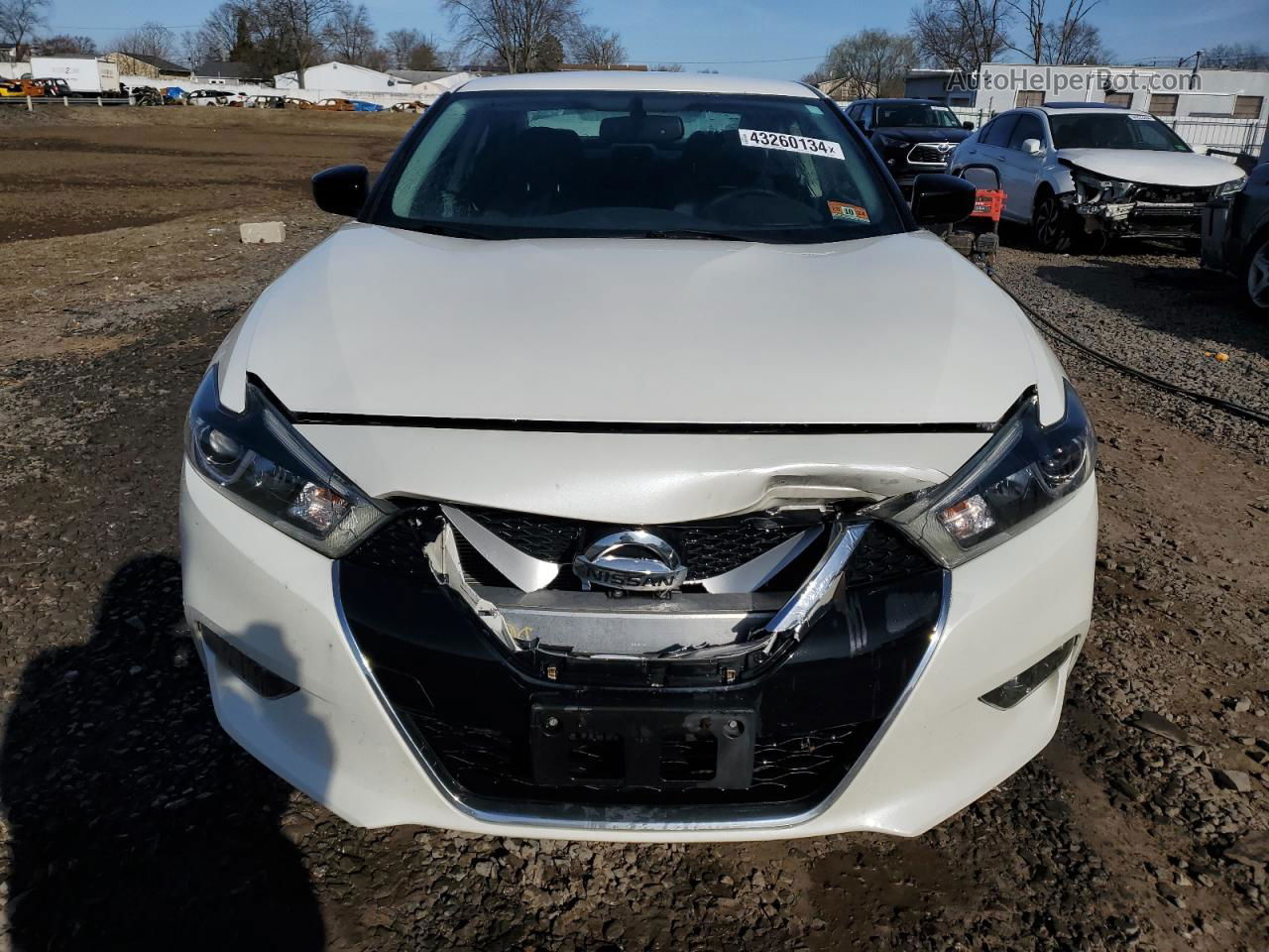 2017 Nissan Maxima 3.5s White vin: 1N4AA6AP7HC447571