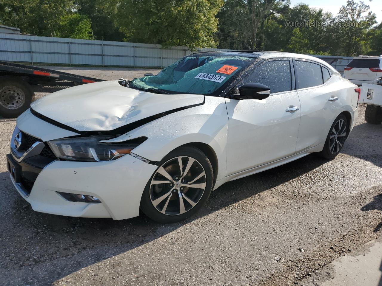 2017 Nissan Maxima 3.5s White vin: 1N4AA6AP7HC453239