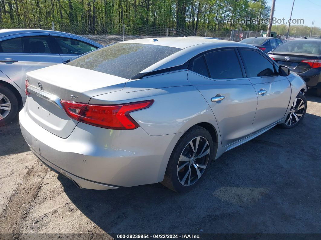 2018 Nissan Maxima 3.5 Sv Silver vin: 1N4AA6AP7JC374451