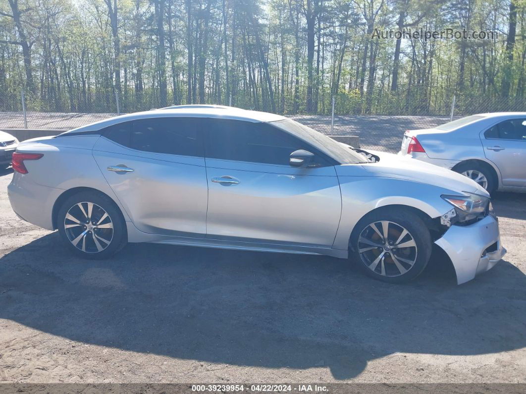 2018 Nissan Maxima 3.5 Sv Silver vin: 1N4AA6AP7JC374451