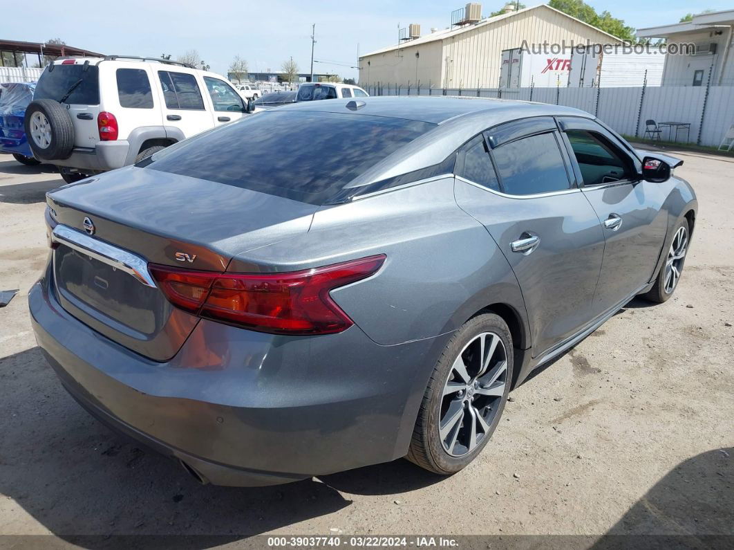 2018 Nissan Maxima 3.5 Sv Gray vin: 1N4AA6AP7JC378810