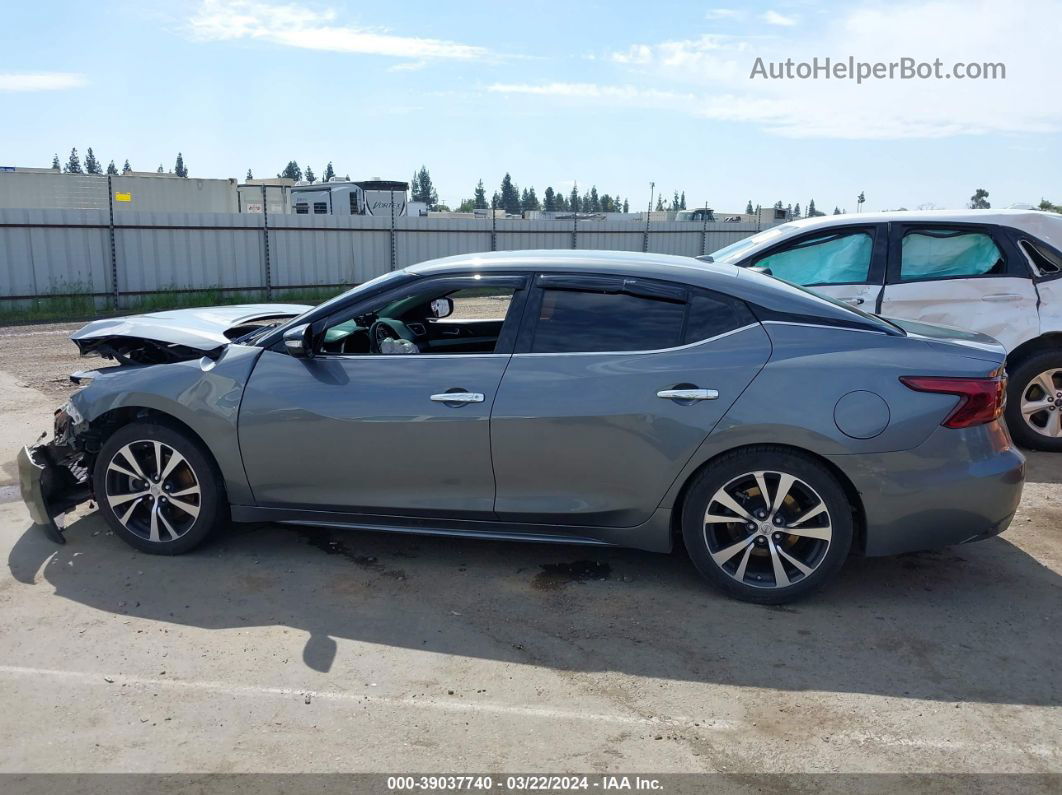 2018 Nissan Maxima 3.5 Sv Gray vin: 1N4AA6AP7JC378810