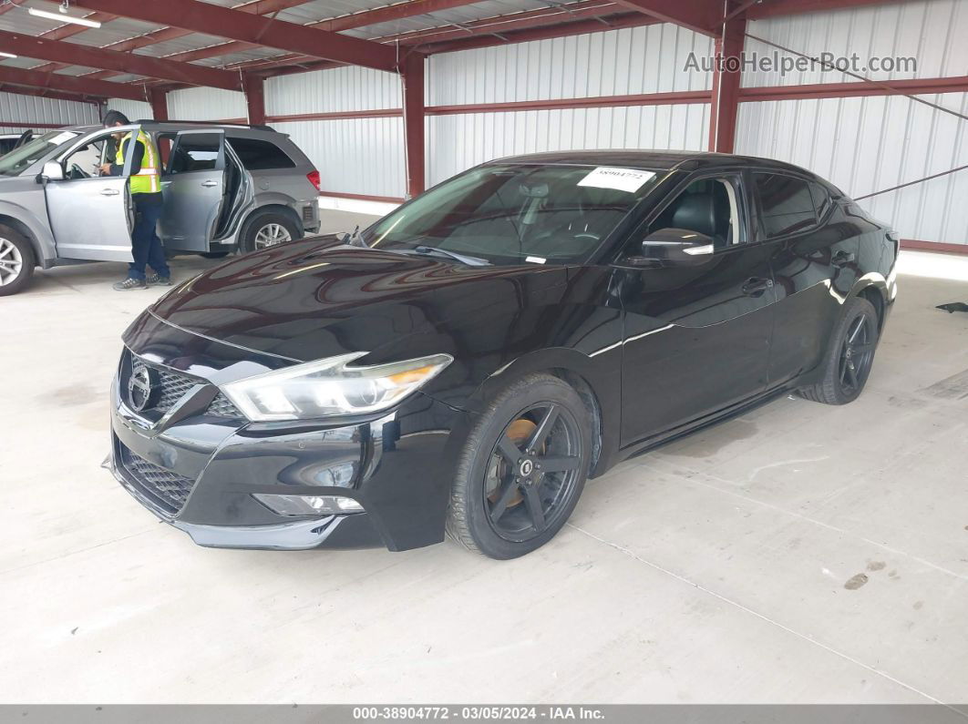 2018 Nissan Maxima 3.5 Sv Black vin: 1N4AA6AP7JC381660