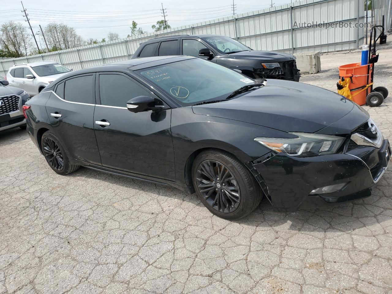 2016 Nissan Maxima 3.5s Black vin: 1N4AA6AP8GC394457