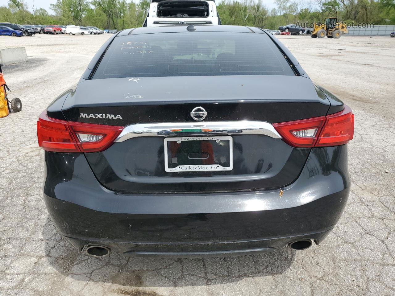 2016 Nissan Maxima 3.5s Black vin: 1N4AA6AP8GC394457