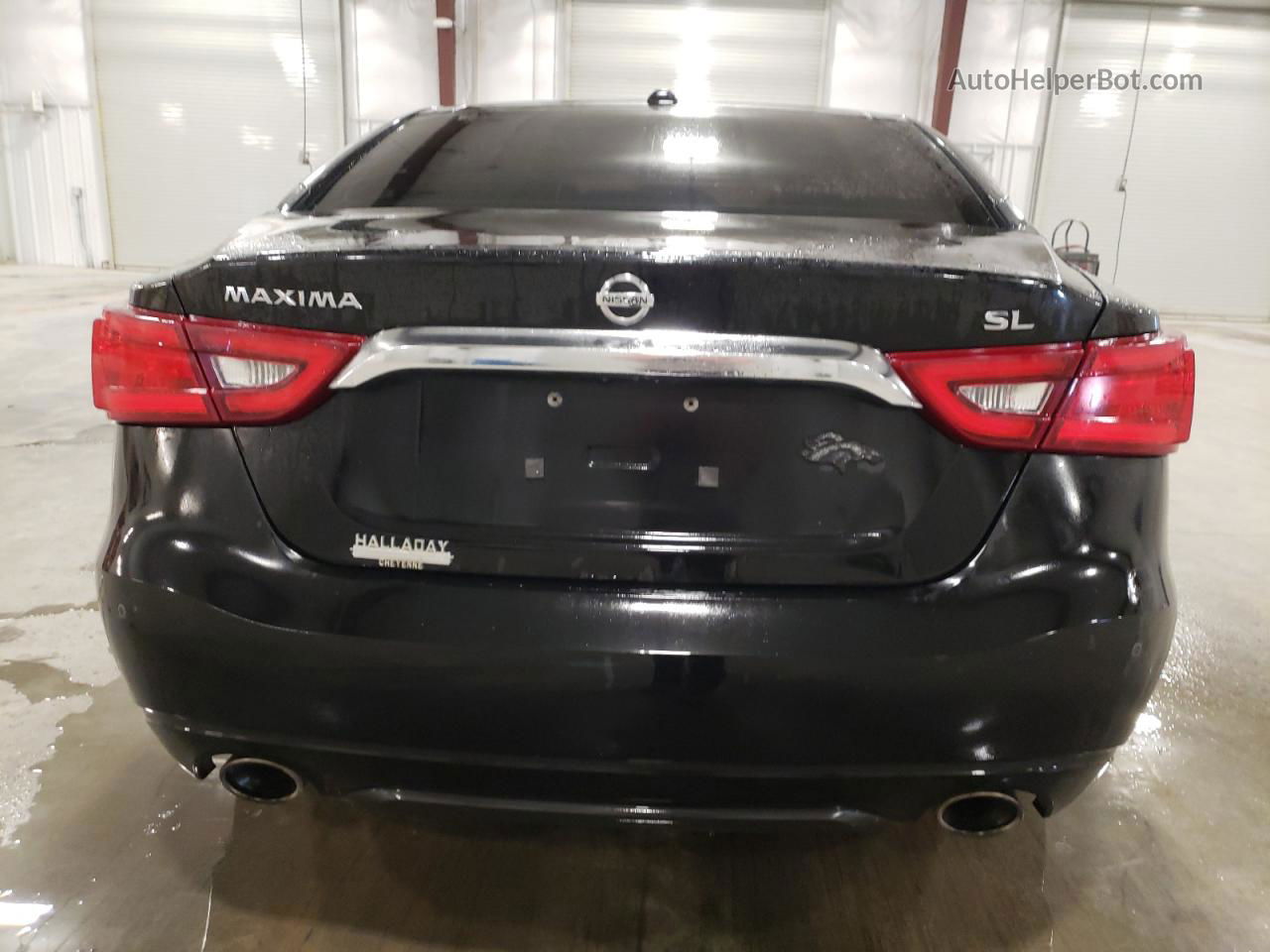 2016 Nissan Maxima 3.5s Black vin: 1N4AA6AP8GC411516