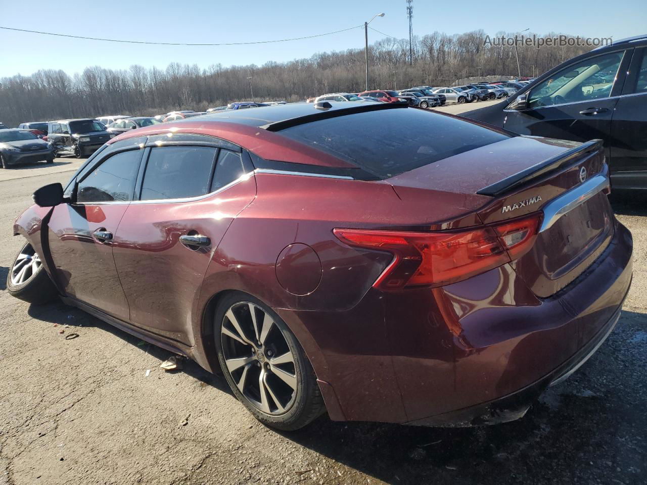 2016 Nissan Maxima 3.5s Red vin: 1N4AA6AP8GC418739