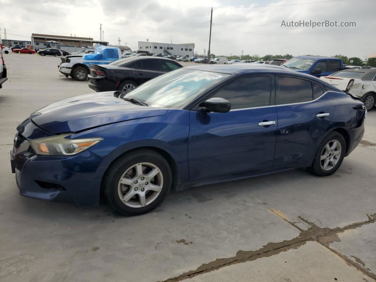 2016 Nissan Maxima 3.5s Blue vin: 1N4AA6AP8GC432009